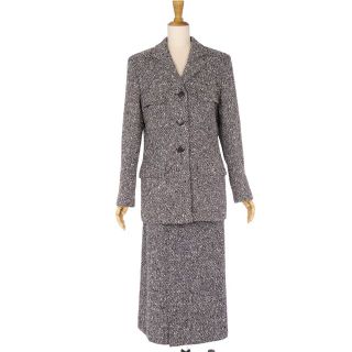 美品 マックスマーラ Max Mara スカート フレアスカート ひざ丈 無地 ウール ボトムス レディース JI42 USA8 FB40(L相当) ネイビー