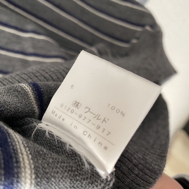INDIVI 美品 indivi インディヴィ◇ニット セーター◇ストライプ◇グレーの通販 by Hailey♡ インディヴィ ニット ストライプ