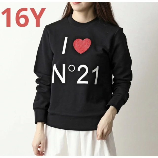 春新作の Sweatshirts 楽天市場】N N°21 21 16Y スウェットトレーナー ...