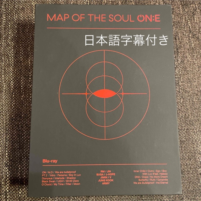 BTS MAP OF THE SOUL ON:E Blu-ray 日本語字幕