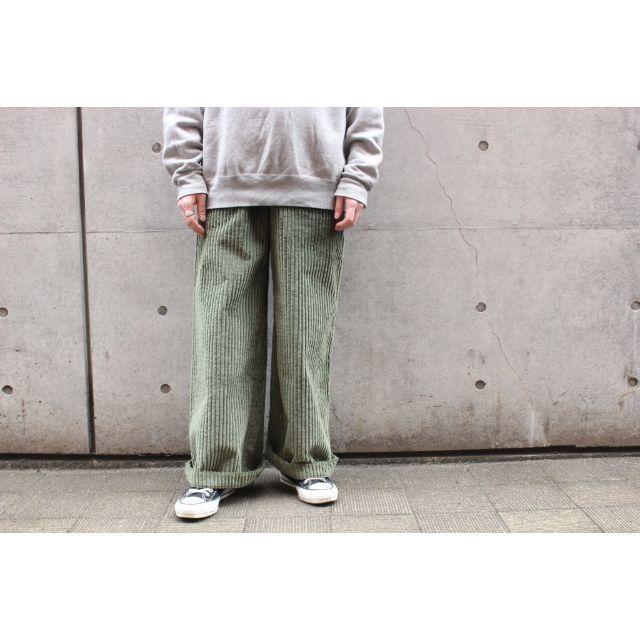 スンネイ 18AW FIT LOOSE 太縞コーデュロイワイドパンツ