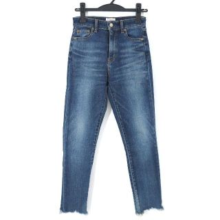 アングリッド(Ungrid)のアングリッド 21SS ハイウエストフレイドヘムストスリデニムパンツ(デニム/ジーンズ)