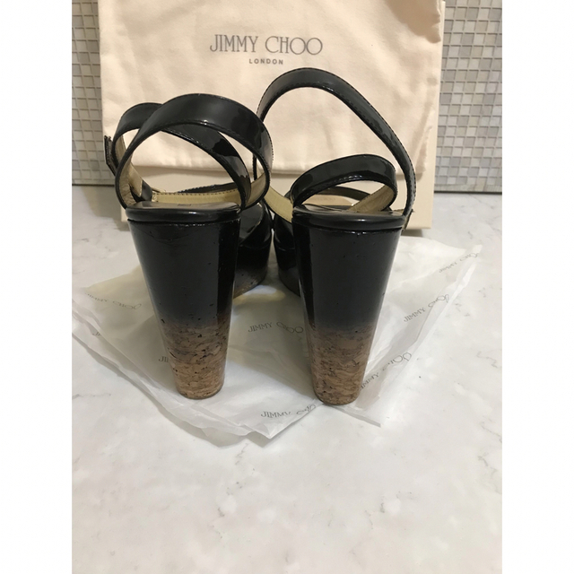 JIMMY CHOO(ジミーチュウ)のJIMMY CHOOのウエッジソールサンダル レディースの靴/シューズ(サンダル)の商品写真