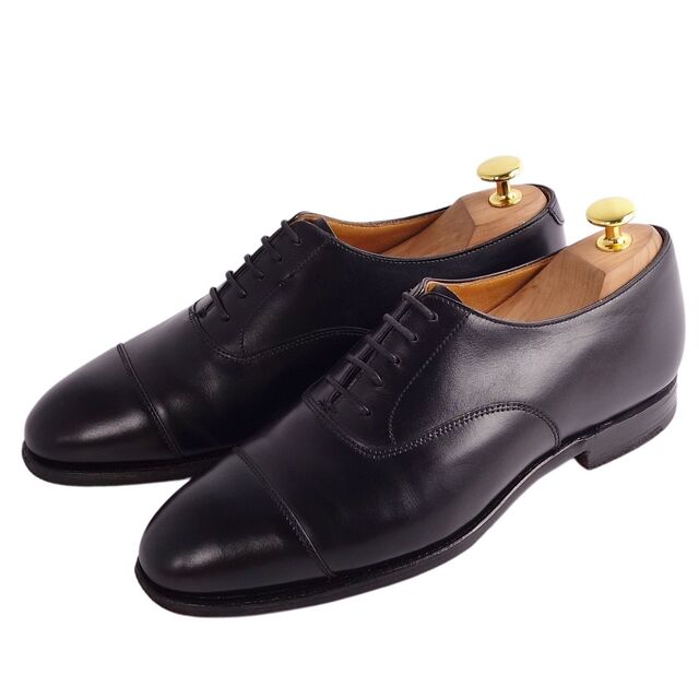 美品 ロイド フットウェア Lloyd Footwear レザーシューズ オックスフォードシューズ WHITEHALL ホワイトホール ストレートチップ カーフレザー 革靴 メンズ 5.5E(24cm相当) ブラック メンズの靴/シューズ(ドレス/ビジネス)の商品写真