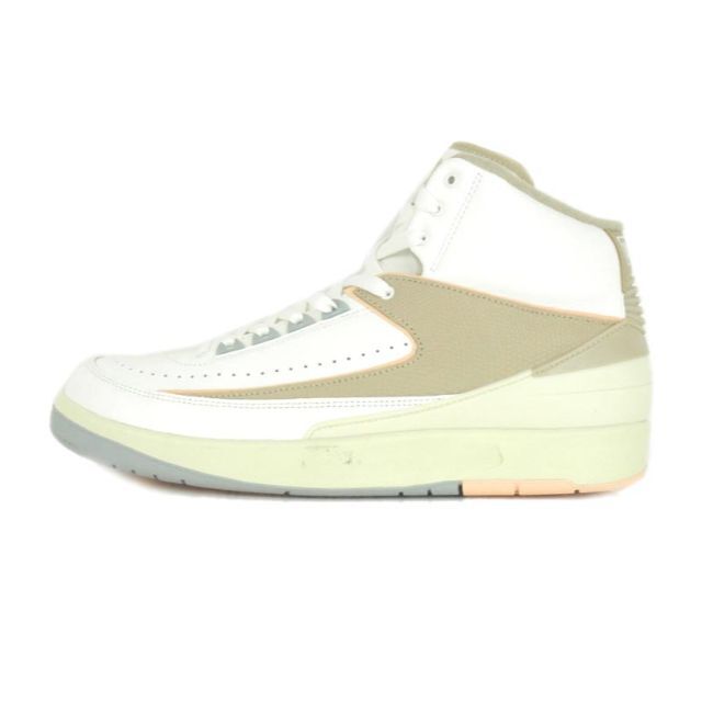 ホワイト×ベージュサイズナイキNIKE■WMNS AIR JORDAN2 SunsetHazeスニーカー