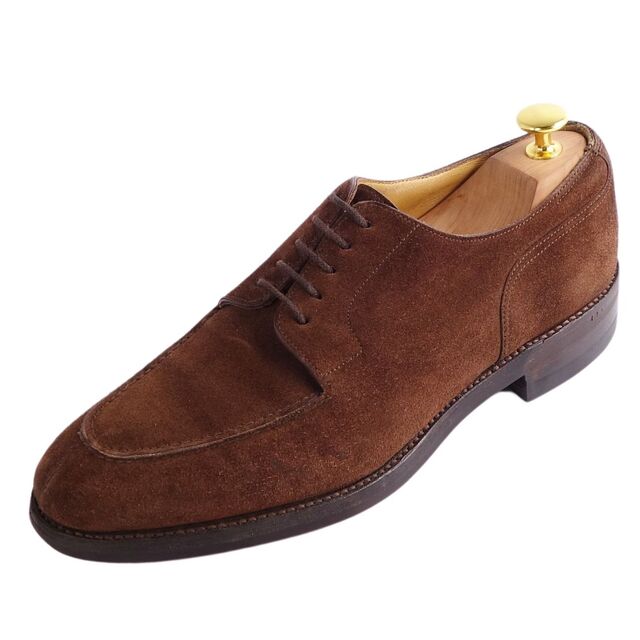 JOHN SMEDLEY(ジョンスメドレー)のジョンロブ JOHN LOBB レザーシューズ ダービーシューズ CHAMBORD シャンボード スウェードレザー 革靴 メンズ 6.5E(25cm相当) ブラウン メンズの靴/シューズ(ドレス/ビジネス)の商品写真