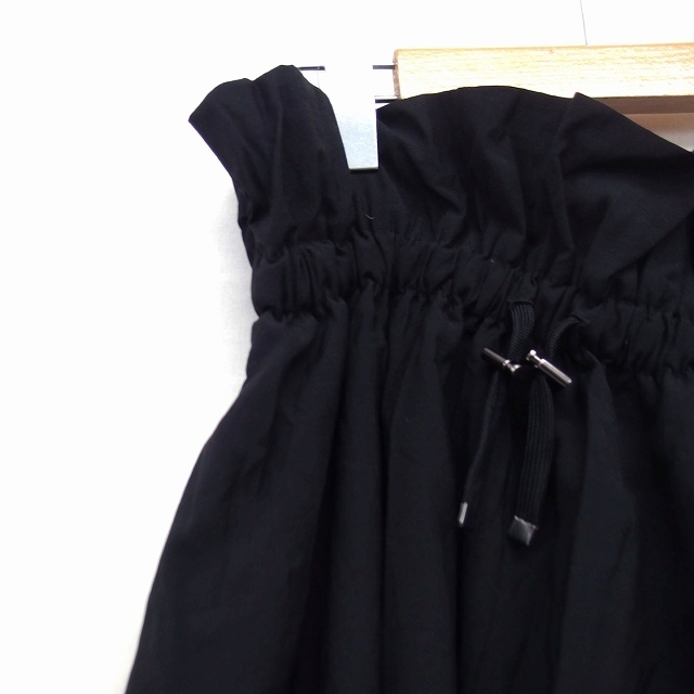 YEVS(イーブス)のイーブス YEVS フレア スカート ロング ミモレ丈 無地 シンプル フリル レディースのスカート(ロングスカート)の商品写真