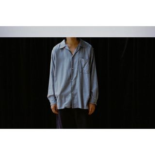 コモリ(COMOLI)のCOMOLI / コットンカシミヤ オープンカラーシャツ(シャツ)