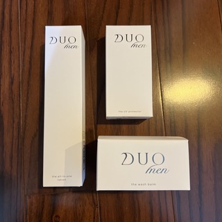 デュオ(DUO)のDUO men 洗顔料＆化粧水＆日焼け止めジェルの３点セット(化粧水/ローション)