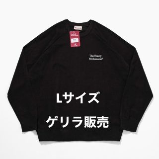 ワンエルディーケーセレクト(1LDK SELECT)の新品 Lサイズ  ennoy ROUND NECK PULLOVER BLACK(スウェット)