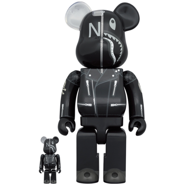 個数1セットBAPE X NBHD SHARK BE@RBRICK 100% & 400%