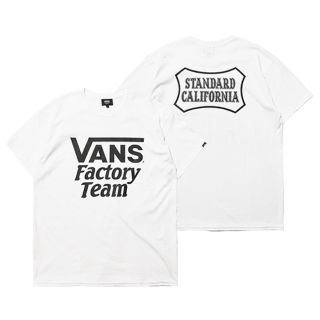 スタンダードカリフォルニア(STANDARD CALIFORNIA)のStandardCalifornia VANS 20周年記念限定Tシャツ 白 M(Tシャツ/カットソー(半袖/袖なし))