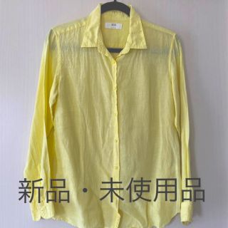 ユニクロ(UNIQLO)の[新品・未使用品] ユニクロ リネンシャツ(シャツ/ブラウス(長袖/七分))