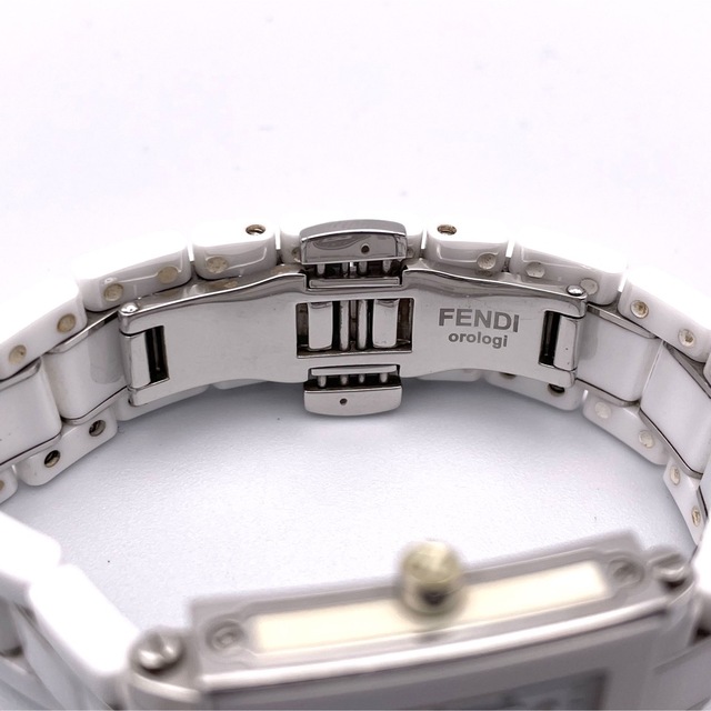 美品・稼働品】フェンディ FENDI 6200L クアドロ ダイヤ セラミック