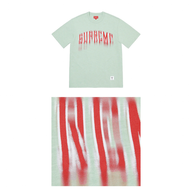 (L)Supreme Blurred Arc S/S Topシュプリームブラー