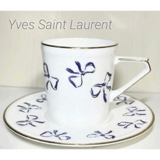 イヴサンローラン(Yves Saint Laurent)のイヴ・サンローラン　ティーカップ&ソーサー(グラス/カップ)