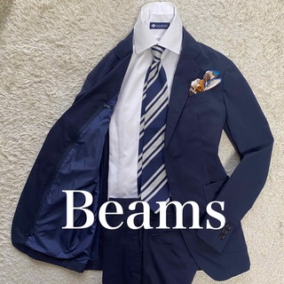 ビームス(BEAMS)のBeams セットアップ　ストレッチ　S オンオフ兼用　ネイビー　BEAMS(セットアップ)