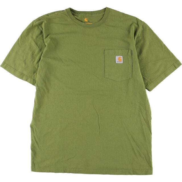 カーハート Carhartt ORIGINAL FIT 半袖 ワンポイントロゴポケットTシャツ メンズM /eaa319465