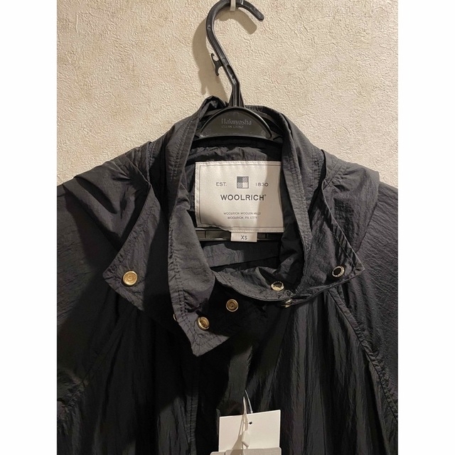 WOOLRICH(ウールリッチ)の売り切れました<WOOLRICH＞ANORAKパーカー　ブラック新品タグ付き レディースのジャケット/アウター(ナイロンジャケット)の商品写真