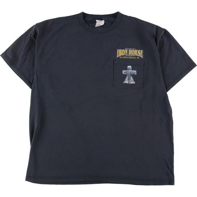 anvil IRON HORSE SALOON モーターサイクル バイクTシャツ メンズXL /eaa321653