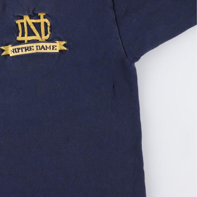 90年代 チャンピオン Champion NOTRE DAME ノートルダム大学 カレッジTシャツ USA製 メンズM ヴィンテージ /eaa321695