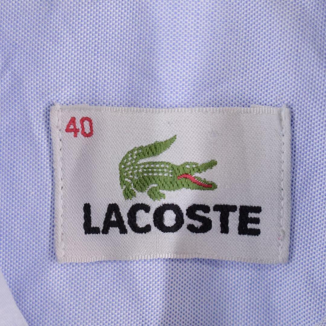 ラコステ LACOSTE 長袖 コットンシャツ メンズXL /eaa321592