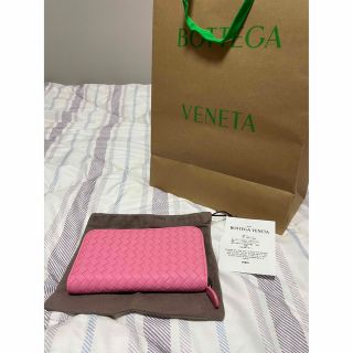 ボッテガヴェネタ(Bottega Veneta)の新品未使用　ボッテガヴェネタ　イントレチャート　長財布　ピンク(財布)