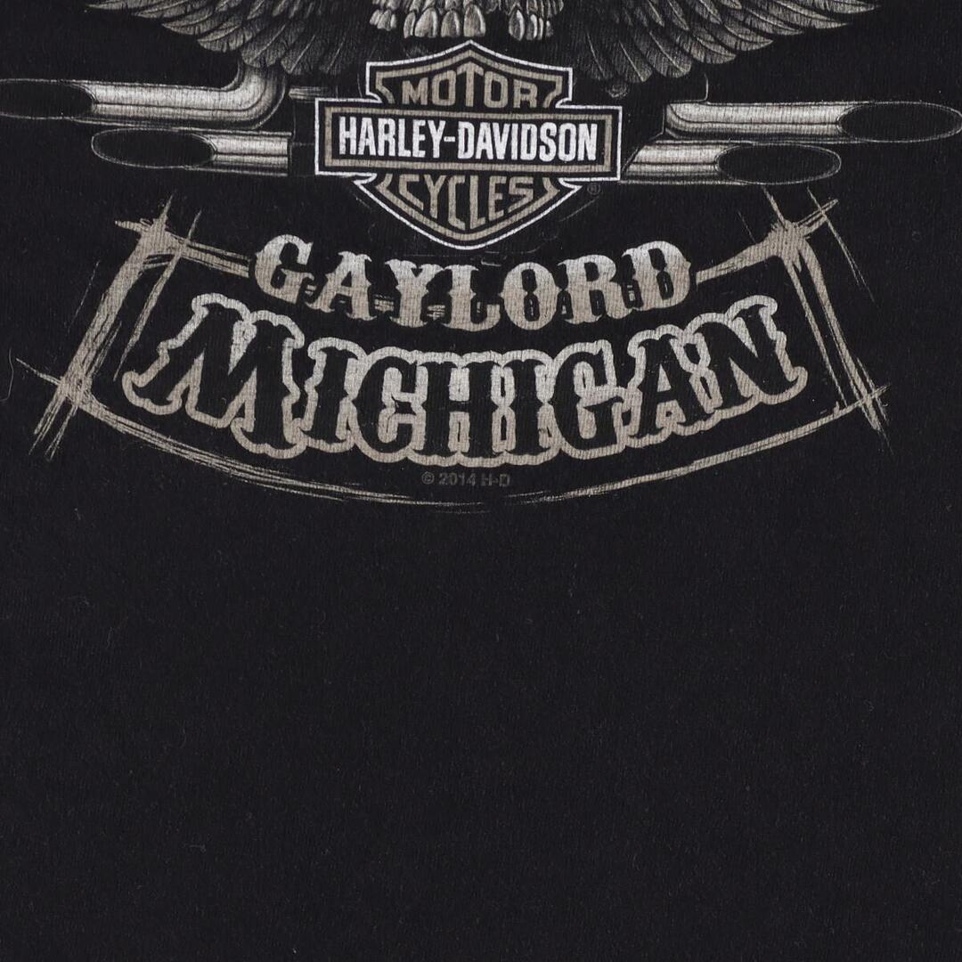 Harley Davidson(ハーレーダビッドソン)の古着 ハーレーダビッドソン Harley-Davidson モーターサイクル バイクTシャツ USA製 メンズM /eaa321657 メンズのトップス(Tシャツ/カットソー(半袖/袖なし))の商品写真