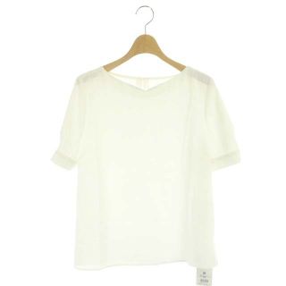 ナチュラルビューティーベーシック(NATURAL BEAUTY BASIC)のナチュラルビューティーベーシック 20SS ハートネックブラウス 半袖 L(シャツ/ブラウス(半袖/袖なし))