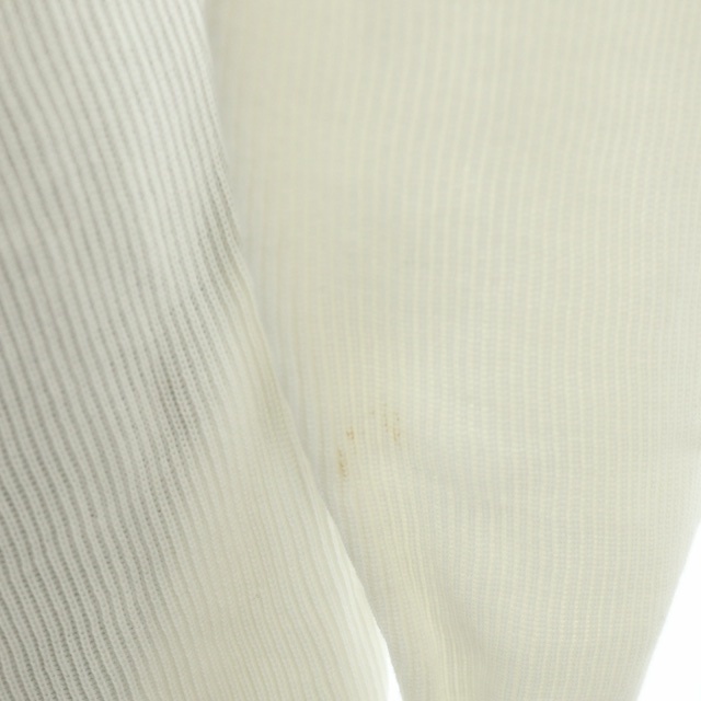 JOSEPH(ジョゼフ)のジョセフ 異素材切替 ロングカーディガン 長袖 リブ 薄手 S 白 ホワイト レディースのトップス(カーディガン)の商品写真