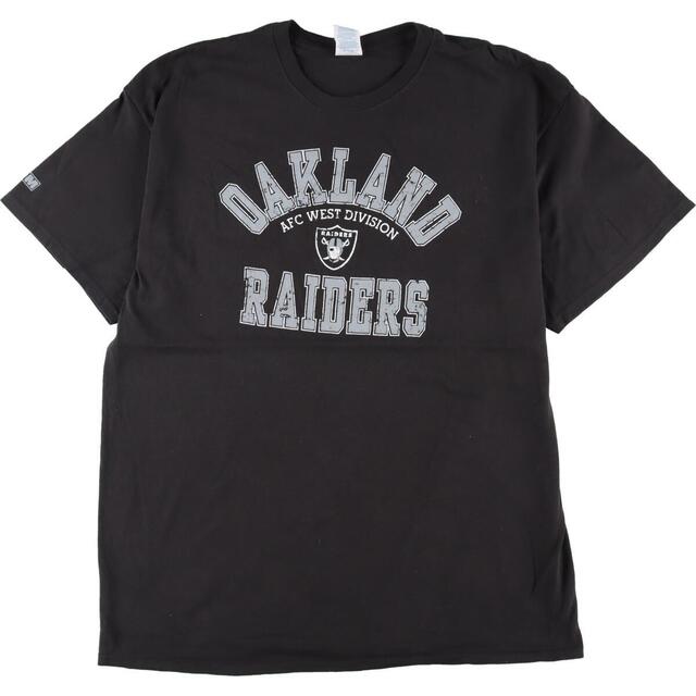 デルタ DELTA NFL LOS ANGELES RAIDERS ロサンゼルスレイダーズ スポーツプリントTシャツ メンズXL /eaa322020