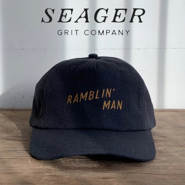 SEAGER RAMBLIN MAN SNAPBACK CHARCOAL