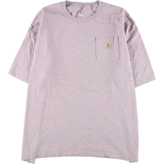 ビッグサイズ カーハート Carhartt 半袖 ワンポイントロゴポケットTシャツ メンズXXXXL /eaa321614