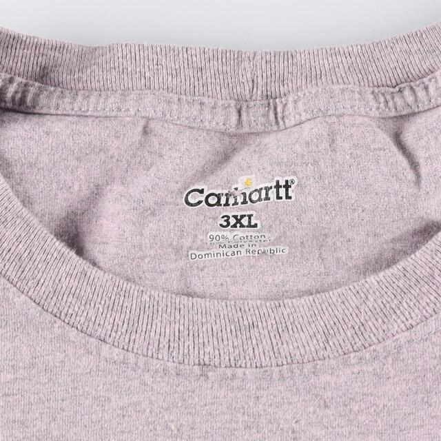 ビッグサイズ カーハート Carhartt 半袖 ワンポイントロゴポケットTシャツ メンズXXXXL /eaa321614