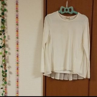 ブランシェス(Branshes)のbranshesバックシフォンプリーツロンT130cm(Tシャツ/カットソー)