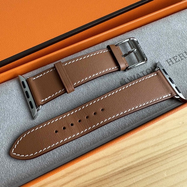 サマーセール35%オフ 【38-41mm用】アップルウォッチ エルメス レザー