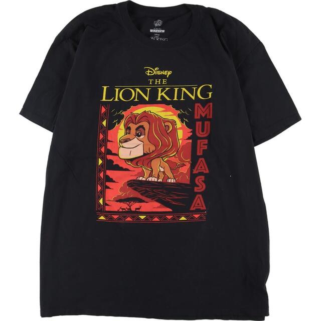 POP TEES DISNEY THE LION KING ライオンキング キャラクタープリントTシャツ メンズXL /eaa321942