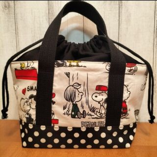 ピーナッツ(PEANUTS)のSNOOPY　PEANUTFriends　巾着トートバッグ　ミニバック　お弁当袋(その他)