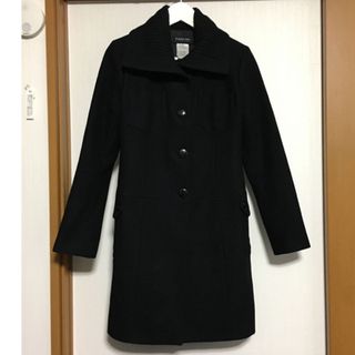 ペペジーンズ(Pepe Jeans)の【美品】ぺぺコート ブラック (ロングコート)