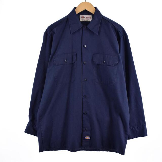 ディッキーズ Dickies 長袖 ワークシャツ メンズM /eaa319228