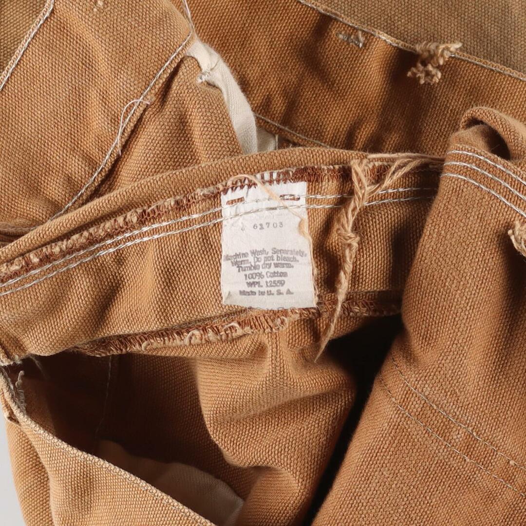 希少 Carhartt ダブルニー カーゴパンツ W40 L30 茶色