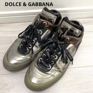 ドルチェ&ガッバーナ(DOLCE&GABBANA) 靴/シューズ(メンズ)（シルバー 