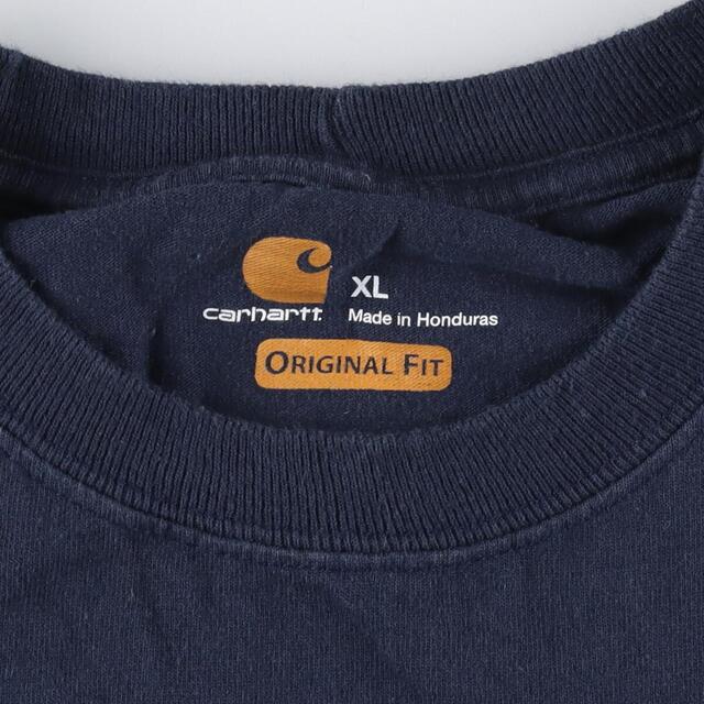 カーハート Carhartt ORIGINAL FIT 半袖 ワンポイントロゴポケットTシャツ メンズXL /eaa321606