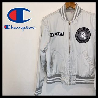 チャンピオン(Champion)のチャンピオン ランタグ 60s M 65～67年製スイングトップ ホワイト系(ブルゾン)