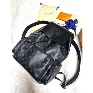 ルイヴィトン(LOUIS VUITTON)の【超美品】ルイヴィトン　バックパック  リュック　トリオ　モノグラム  ブラック(バッグパック/リュック)