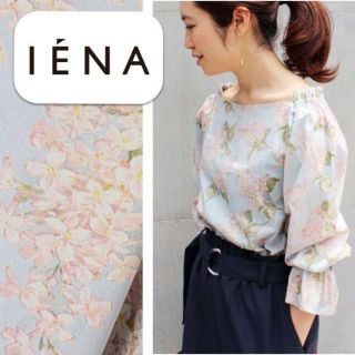 イエナ(IENA)のリバティLIBERTY 2WAYブラウス アーカイブライラック サックス花柄(シャツ/ブラウス(長袖/七分))