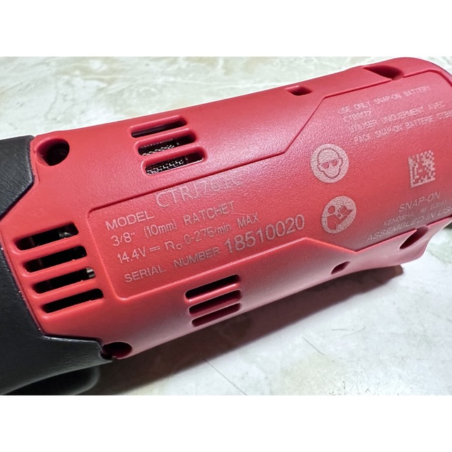 Snap-on スナップオン 14.4v 3/8 電動ラチェット CTRJ761 Snap-on スナップオン 14.4v 3/8 電動ラチェット CTRJ761