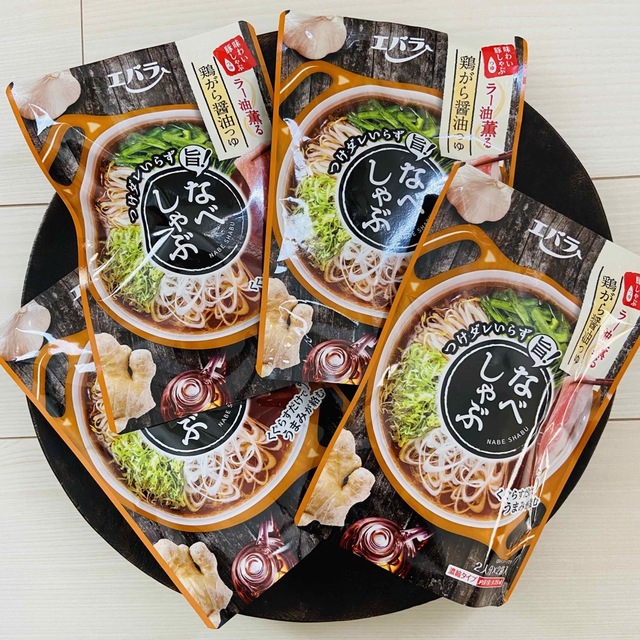 なべしゃぶ エバラ 鶏がら醤油つゆ 4袋セット 新品未開封 ⭐︎匿名配送
