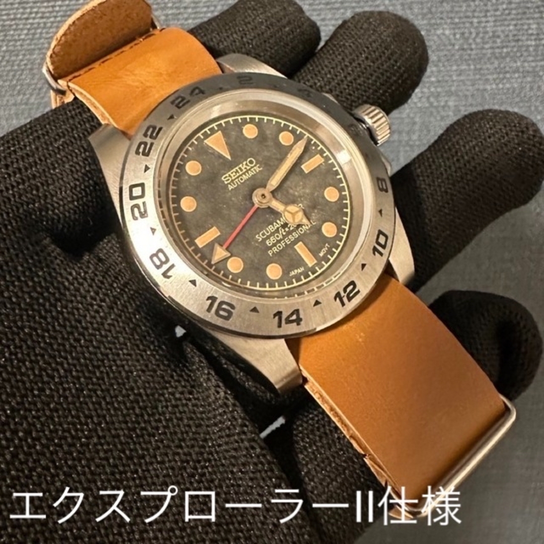 SEIKO mad エクスプローラーカスタム ヴィンテージ  プラ風防 自動巻