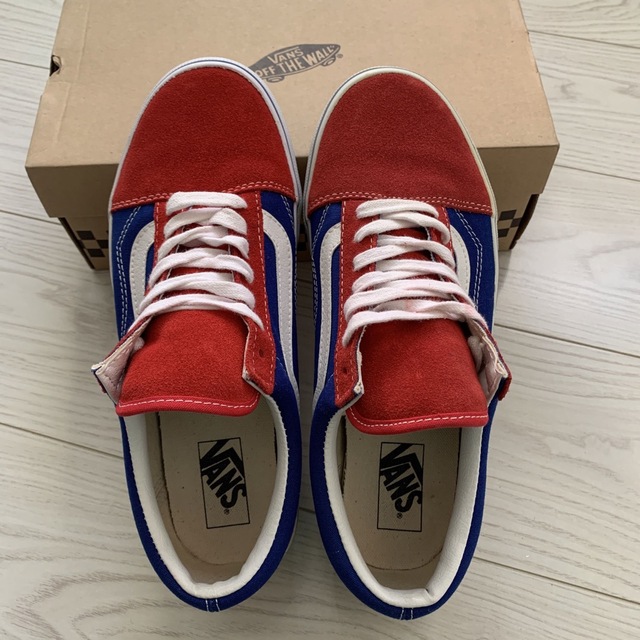 VANS(ヴァンズ)のVans Old Skool RED/BLUE メンズの靴/シューズ(スニーカー)の商品写真